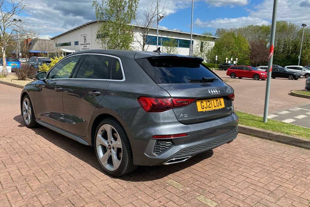 Audi A3 35 Tfsi S Line S Tronic GJ21LOA Grey #3