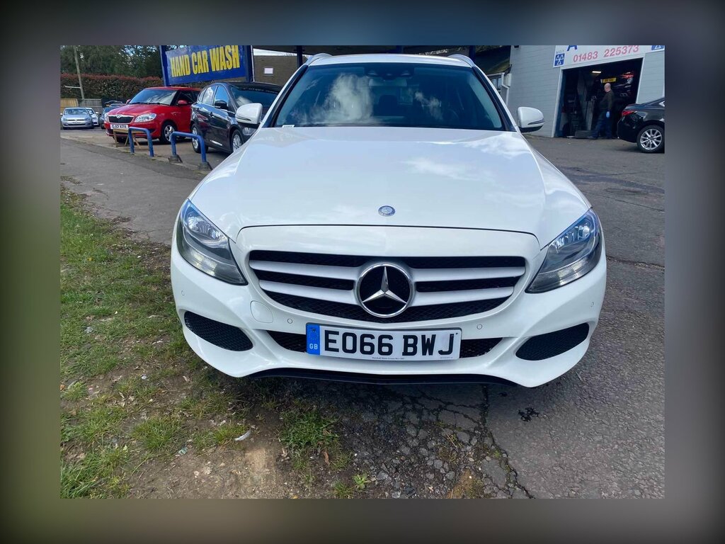 Mercedes-Benz C Class 1.6 C200d Se Executive Edition Euro 6 Ss EO66BWJ White #3