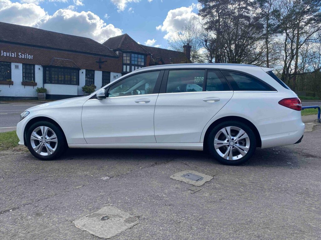 Mercedes-Benz C Class 1.6 C200d Se Executive Edition Euro 6 Ss EO66BWJ White #6