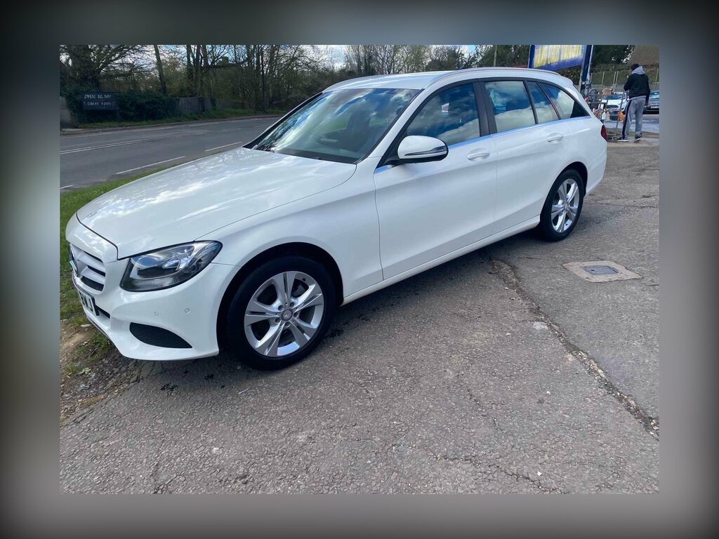 Mercedes-Benz C Class 1.6 C200d Se Executive Edition Euro 6 Ss EO66BWJ White #5