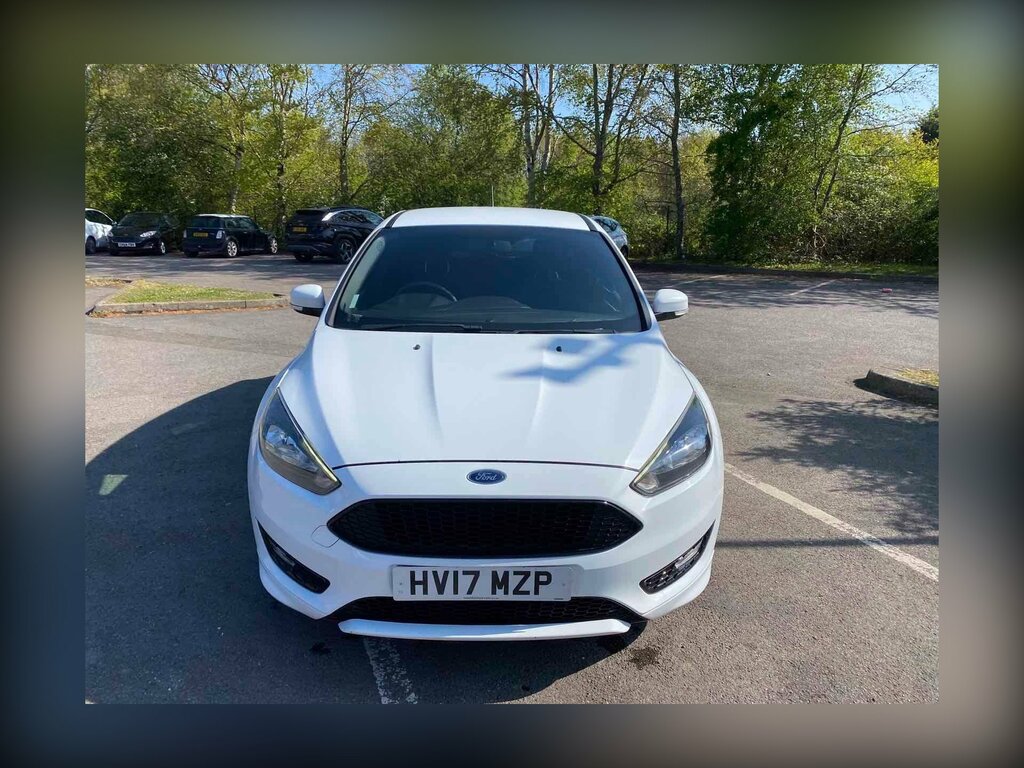 Ford Focus 1.0T Ecoboost St-line Euro 6 Ss HV17MZP White #5