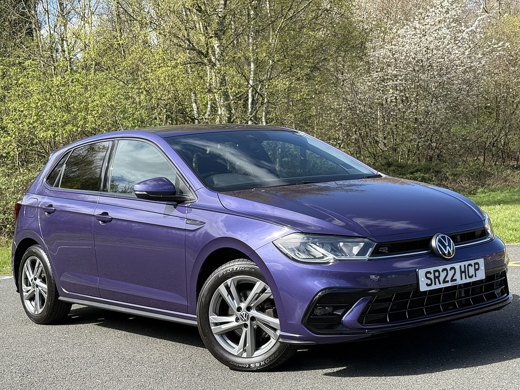 Volkswagen Polo 1.0 Tsi R-line Hatchback Dsg Euro 6 S Purple