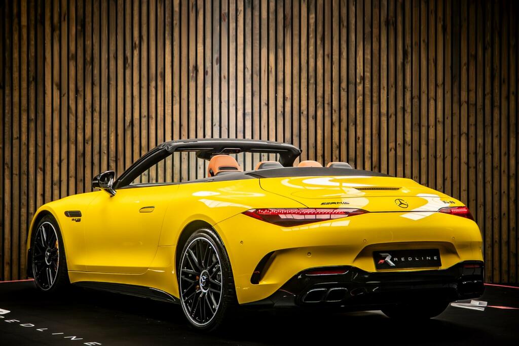 Mercedes-Benz SL Class 4.0 Sl63 V8 Biturbo Amg Performance Spds Mct 4Mati Yellow #3