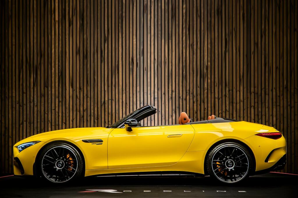 Mercedes-Benz SL Class 4.0 Sl63 V8 Biturbo Amg Performance Spds Mct 4Mati Yellow #6