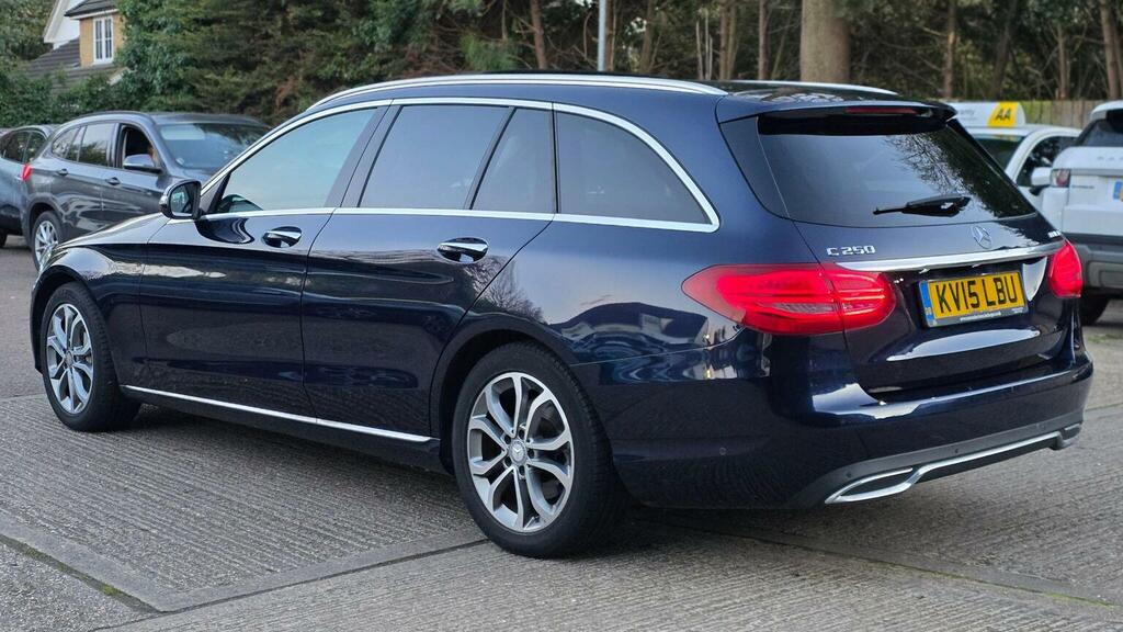 Mercedes-Benz C Class Estate 2.1 C250 Bluetec Sport G-tronic Euro 6 S KV15LBU Blue #4
