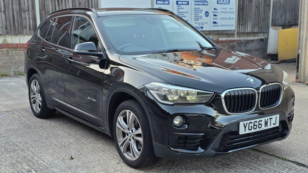 BMW X1 Suv 2.0 18D Sport Sdrive Euro 6 Ss 201666 YG66WTJ Black #4