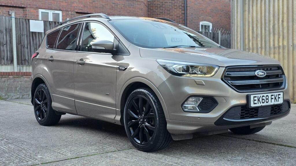 Ford Kuga Suv 2.0 Tdci St-line X Awd Euro 6 Ss 2018 EK68FKF Silver #4