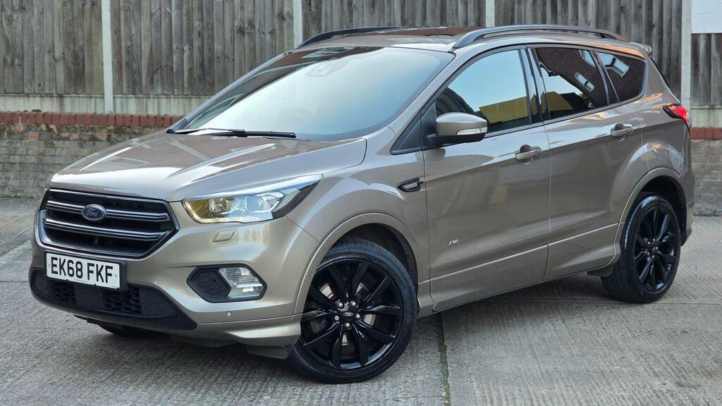 Ford Kuga Suv 2.0 Tdci St-line X Awd Euro 6 Ss 2018 EK68FKF Silver #2