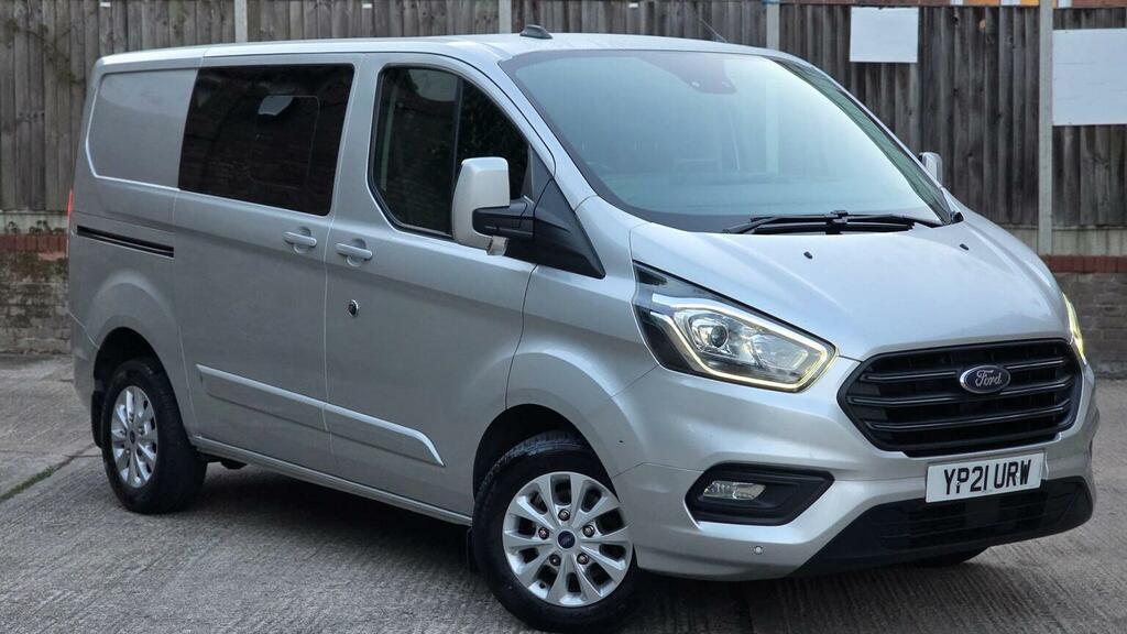 Ford Transit Custom Combi Van 2.0 320 Ecoblue Limited Crew Van L1 H1 E YP21URW Silver #2