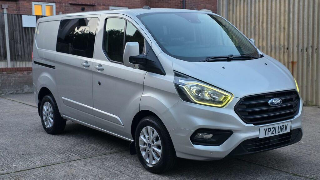 Ford Transit Custom Combi Van 2.0 320 Ecoblue Limited Crew Van L1 H1 E YP21URW Silver #4