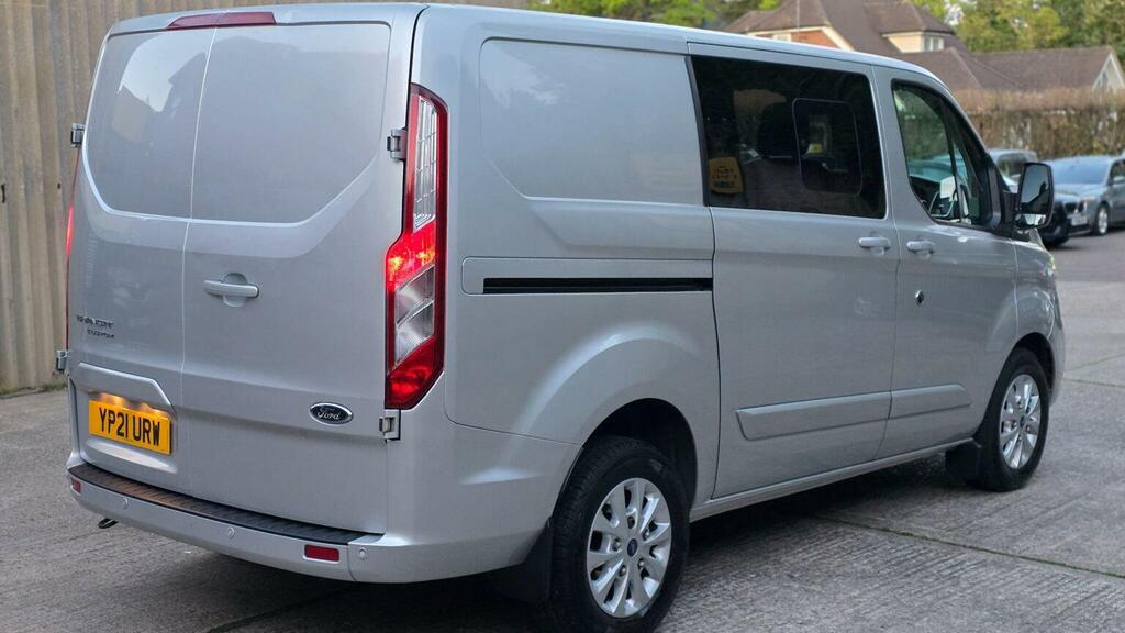 Ford Transit Custom Combi Van 2.0 320 Ecoblue Limited Crew Van L1 H1 E YP21URW Silver #6