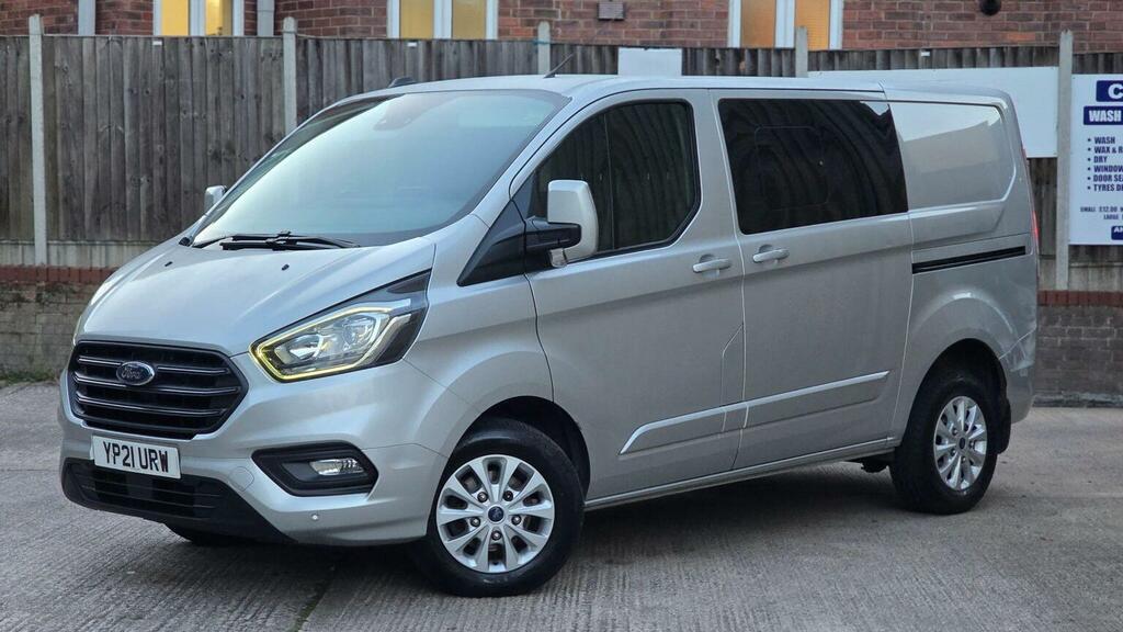 Ford Transit Custom Combi Van 2.0 320 Ecoblue Limited Crew Van L1 H1 E Silver