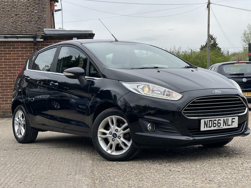 Ford Fiesta 1.25 Zetec Euro 6 ND66NLF Black #2