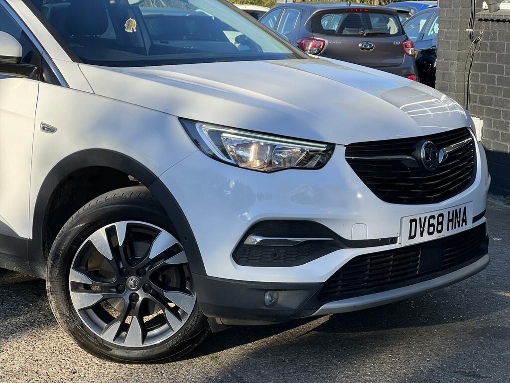 Vauxhall Grandland X 1.2 Turbo Sport Nav Euro 6 Ss DV68HNA White #4