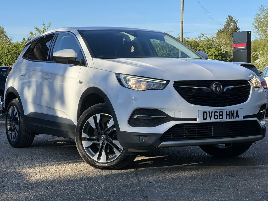 Vauxhall Grandland X 1.2 Turbo Sport Nav Euro 6 Ss DV68HNA White #3