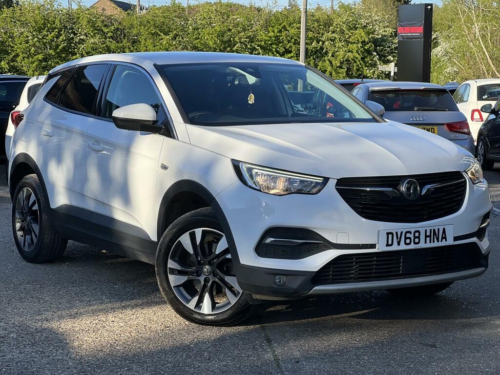 Vauxhall Grandland X 1.2 Turbo Sport Nav Euro 6 Ss DV68HNA White #2