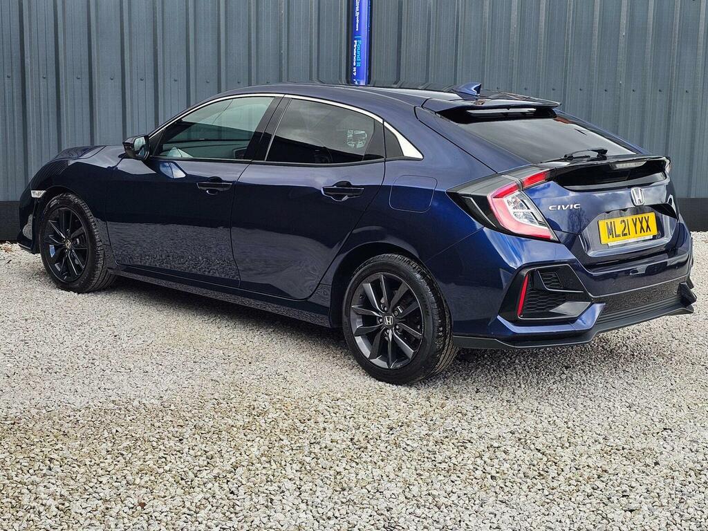 Honda Civic Hatchback 1.0 Vtec Turbo Sr Cvt Euro 6 Ss ML21YXX Blue #5