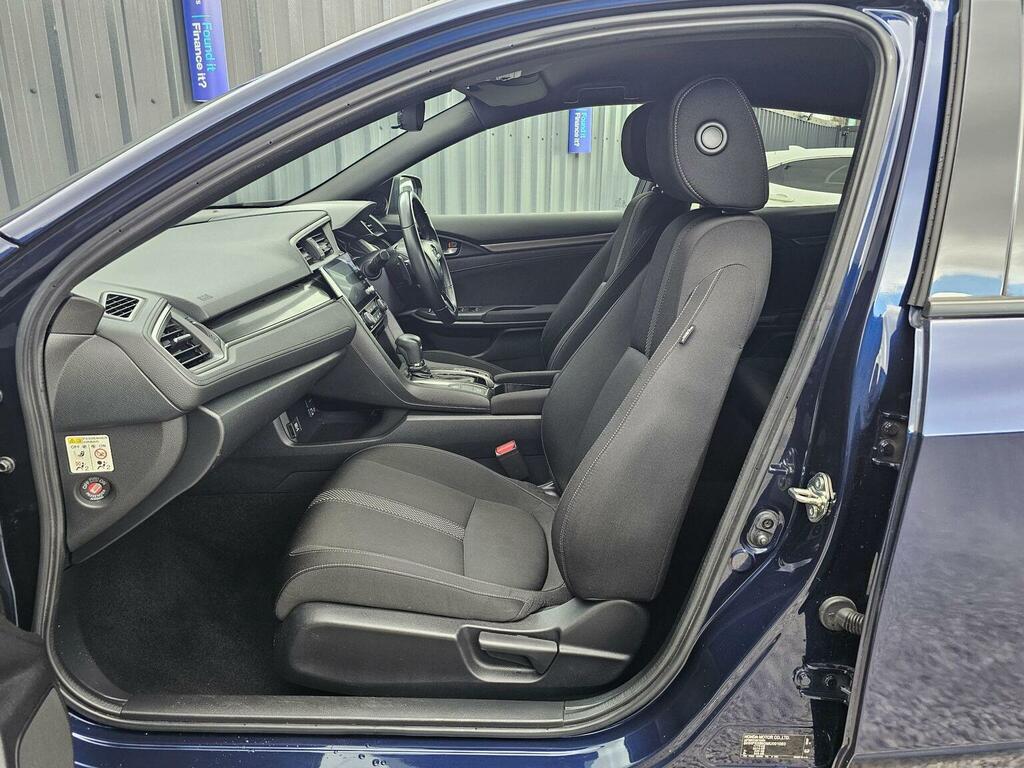 Honda Civic Hatchback 1.0 Vtec Turbo Sr Cvt Euro 6 Ss ML21YXX Blue #6