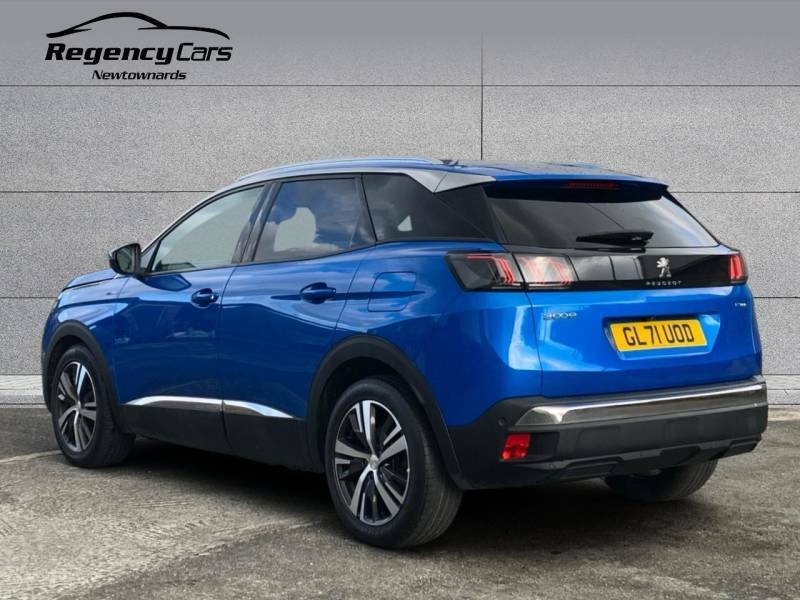 Peugeot 3008 1.6 Hybrid 225 Allure Premium E-eat8 - 2022 7 GL71UOD Blue #4