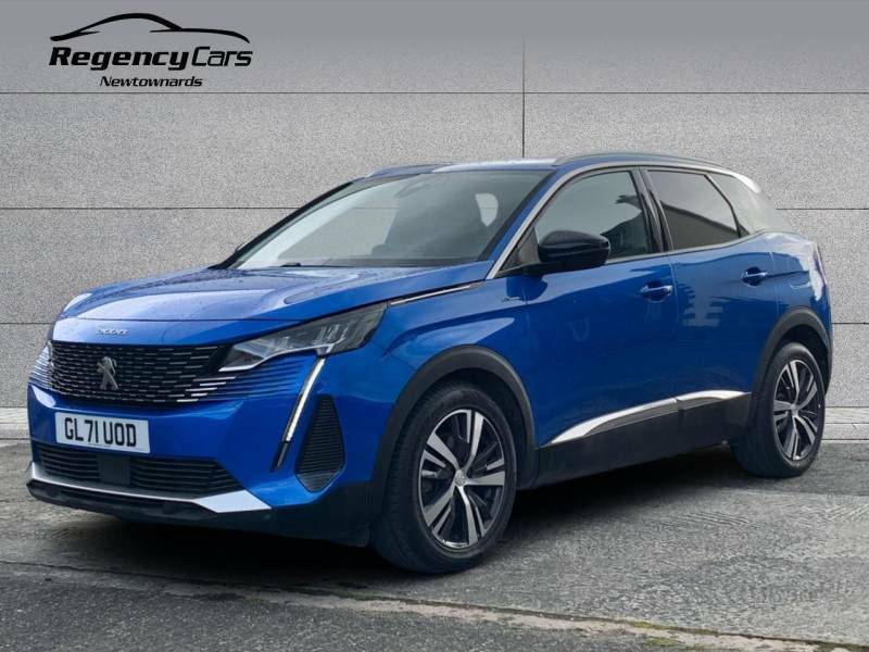Peugeot 3008 1.6 Hybrid 225 Allure Premium E-eat8 - 2022 7 GL71UOD Blue #3