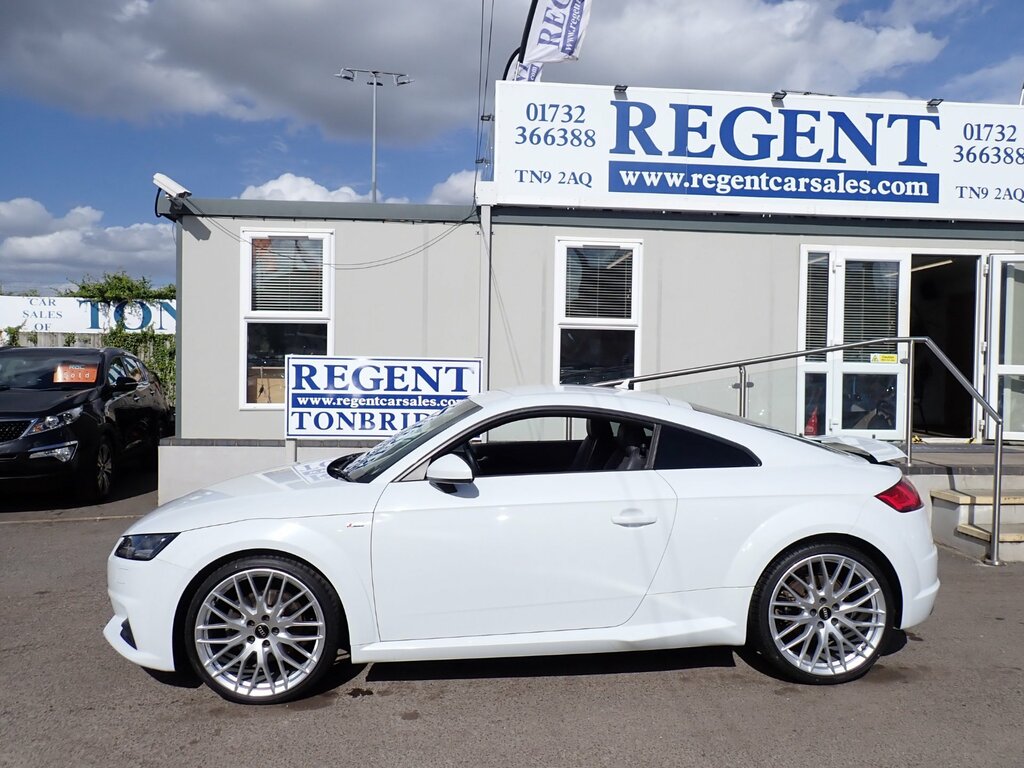 Audi TT 2.0 Tfsi S Line Coupe Euro 6 S HW65AHL White #5