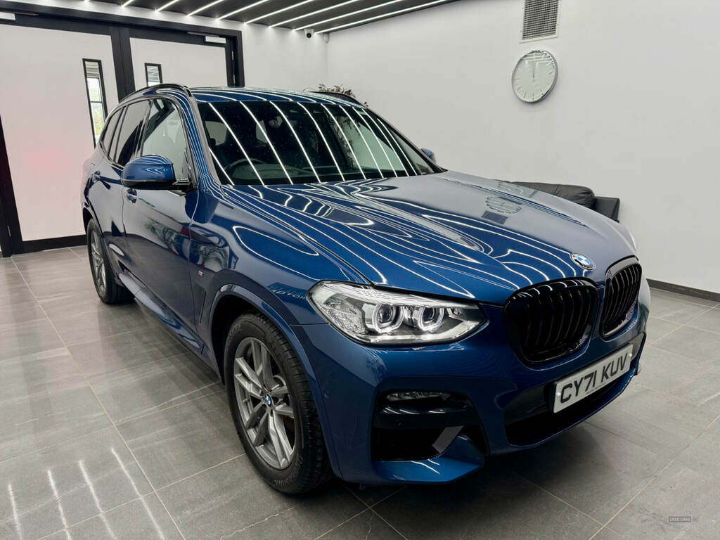 BMW X3 Xdrive20d Mht M Sport CY71KUV Blue #3