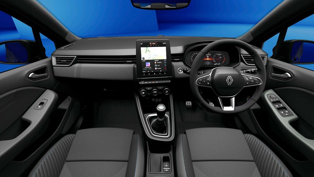 Renault Clio Renault Clio 1.0 Tce 90 Techno Esprit Alpine WR26UJM Blue #5