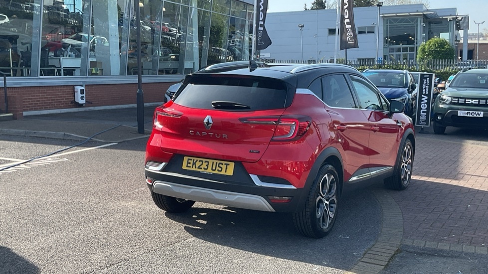 Renault Captur Renault Captur 1.6 E-tech Hybrid 145 Techno Au EK23UST Black #3