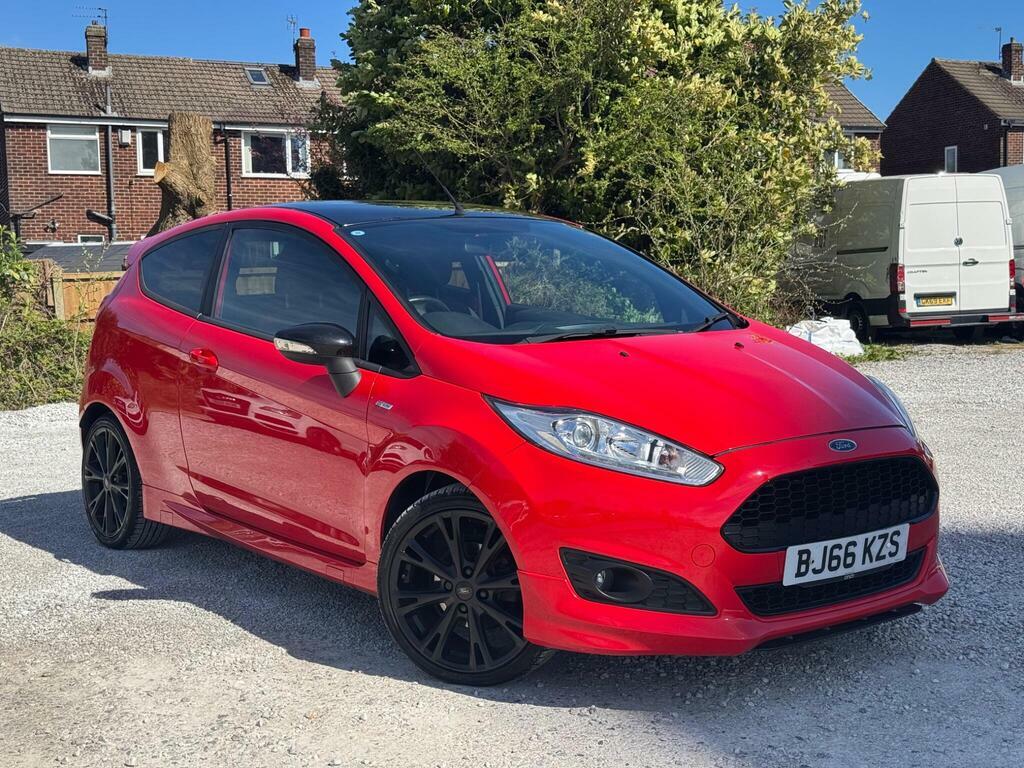 Ford Fiesta 1.0T Ecoboost St-line Euro 6 S S Red
