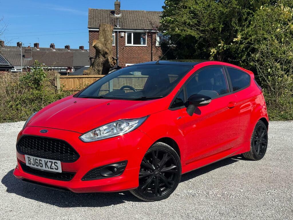 Ford Fiesta 1.0T Ecoboost St-line Euro 6 S S BJ66KZS Red #3