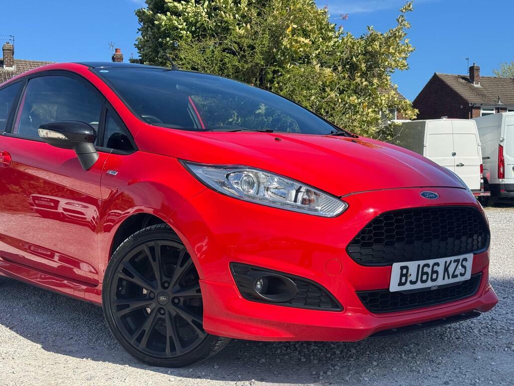 Ford Fiesta 1.0T Ecoboost St-line Euro 6 S S BJ66KZS Red #6