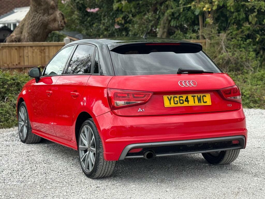 Audi A1 1.6 Tdi S Line Style Edition Sportback Euro 5 S S YG64TWC Red #4