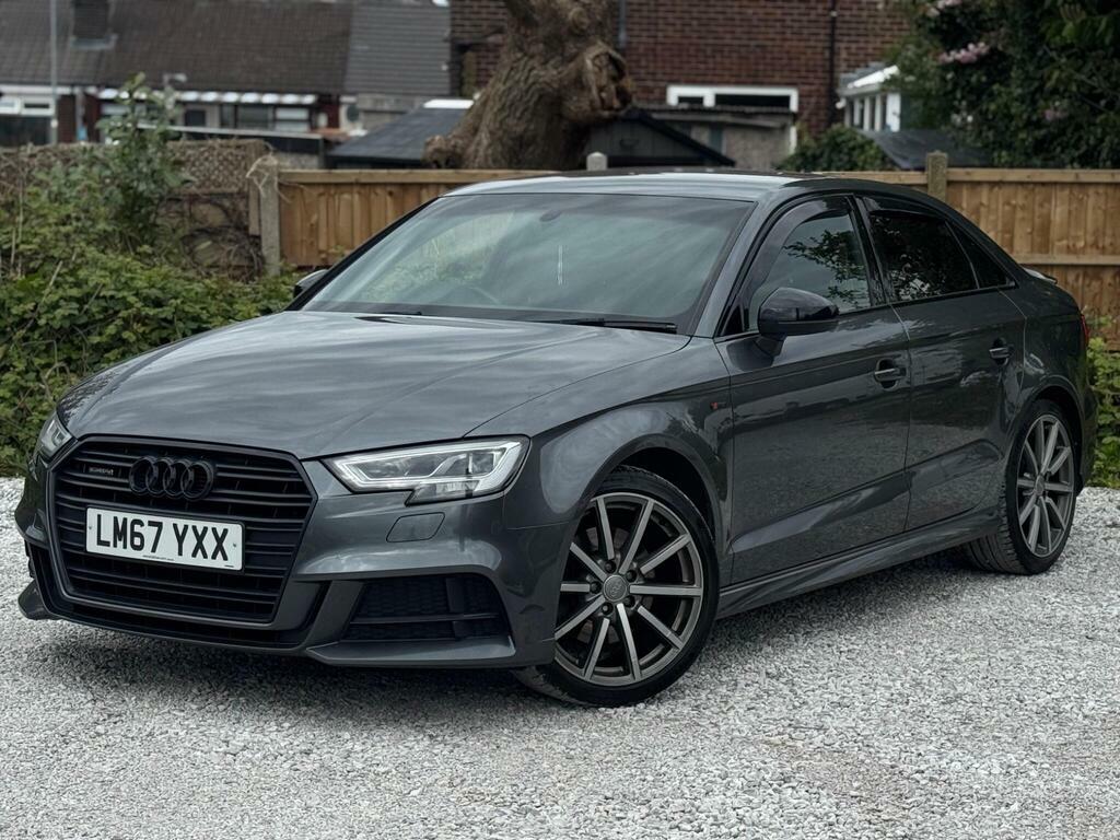 Audi A3 2.0 Tfsi Black Edition S Tronic Euro 6 S S LM67YXX Grey #2