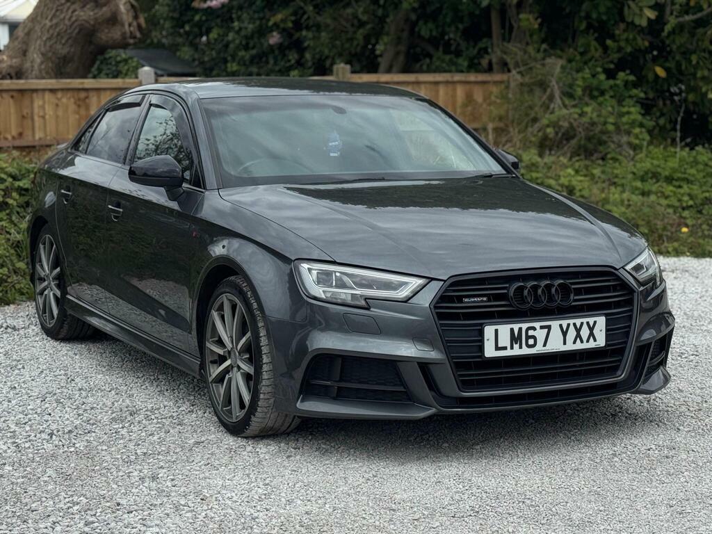 Audi A3 2.0 Tfsi Black Edition S Tronic Euro 6 S S LM67YXX Grey #3