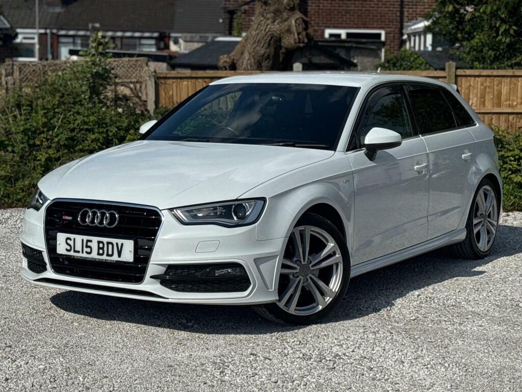 Audi A3 2.0 Tdi S Line Sportback SL15BDV White #2