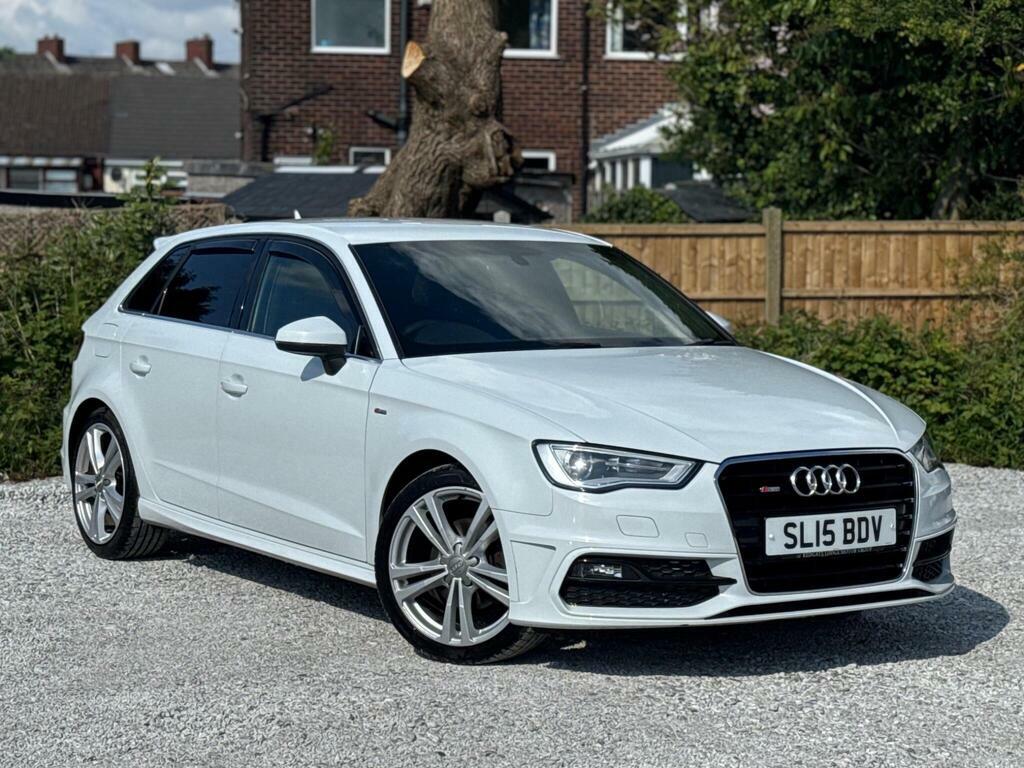 Audi A3 2.0 Tdi S Line Sportback SL15BDV White