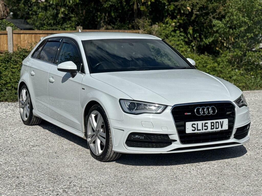 Audi A3 2.0 Tdi S Line Sportback SL15BDV White #3