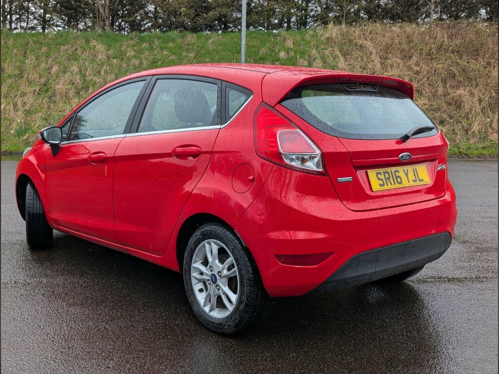 Ford Fiesta 1.0T Ecoboost Zetec Euro 6 Ss SR16YJL Red #2