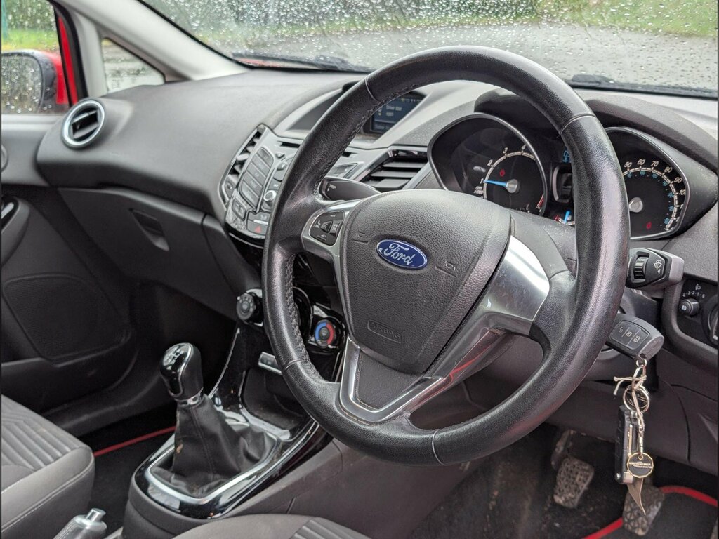 Ford Fiesta 1.0T Ecoboost Zetec Euro 6 Ss SR16YJL Red #3