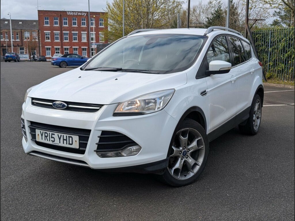 Ford Kuga 2.0 Tdci Titanium 2Wd Euro 6 Ss YR15YHD White #2