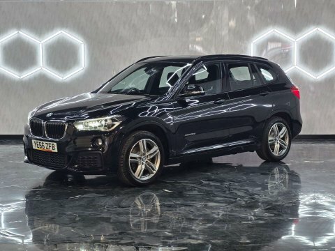 BMW X1 Xdrive20d M Sport YE66ZFB Black #3