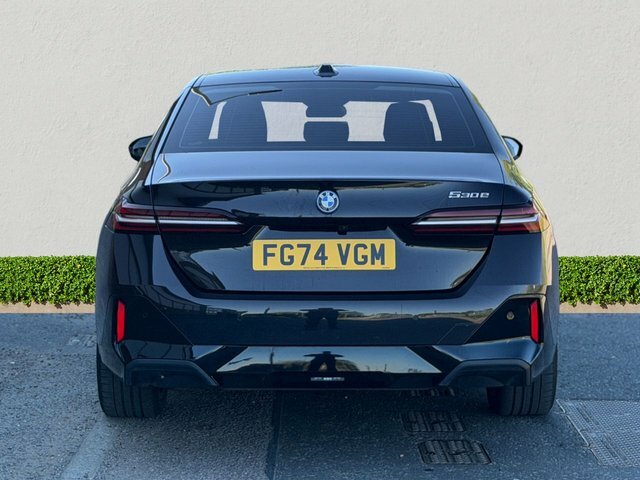 BMW 5 Series 2.0 530E 22.1Kwh M Sport Saloon Plug-in Black #6