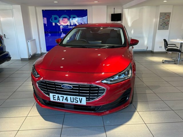 Ford Focus Ecoboost Mhev Titanium X EA74USV Red #3