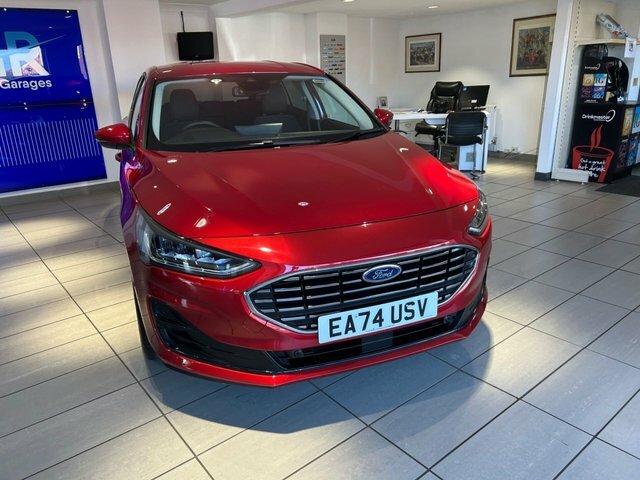 Ford Focus Ecoboost Mhev Titanium X EA74USV Red #2