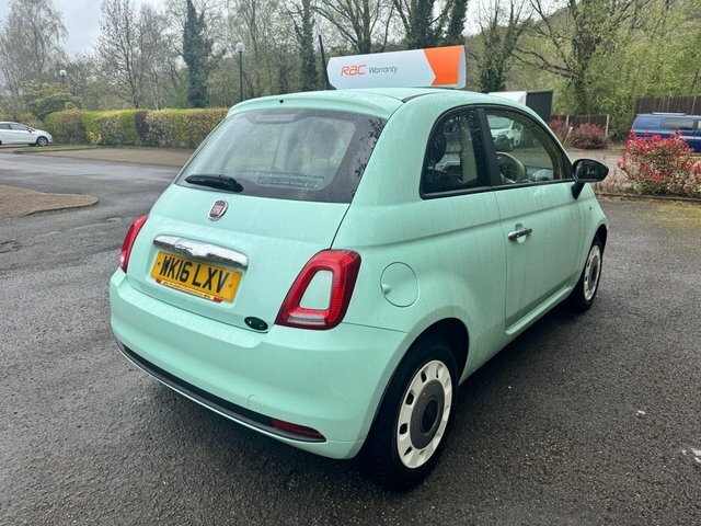 Fiat 500 Hatchback WK16LXV Green #4