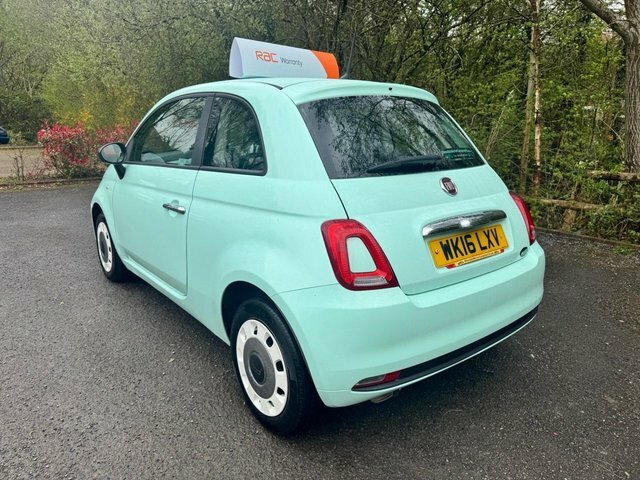 Fiat 500 Hatchback WK16LXV Green #3