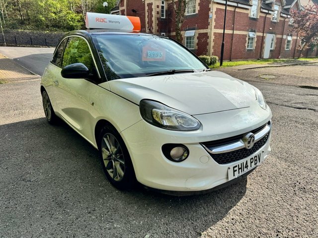 Vauxhall Adam Hatchback FH14PBV White #6