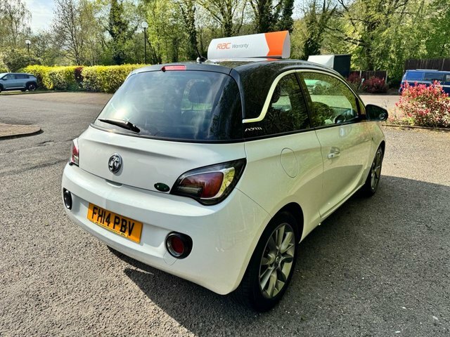 Vauxhall Adam Hatchback FH14PBV White #4
