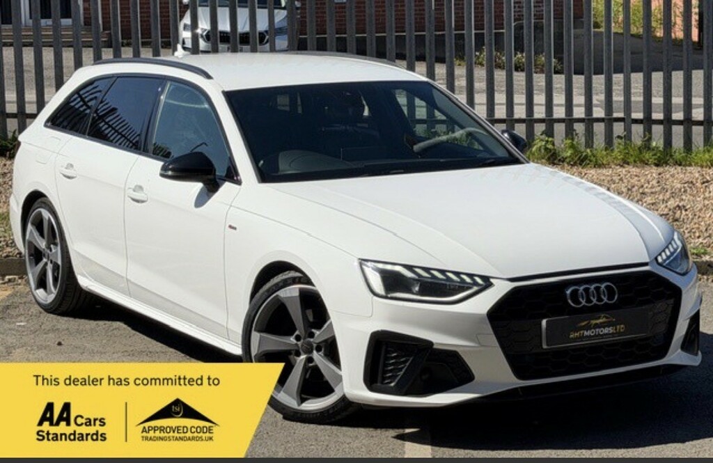 Audi A4 Avant Estate 2.0 Tdi 35 Black Edition 202070 White