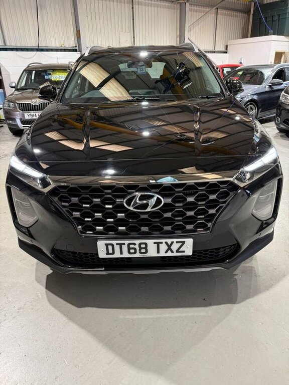 Hyundai Santa Fe 2019 2.2 Crdi Premium Suv 4Wd Euro DT68TXZ Black #6
